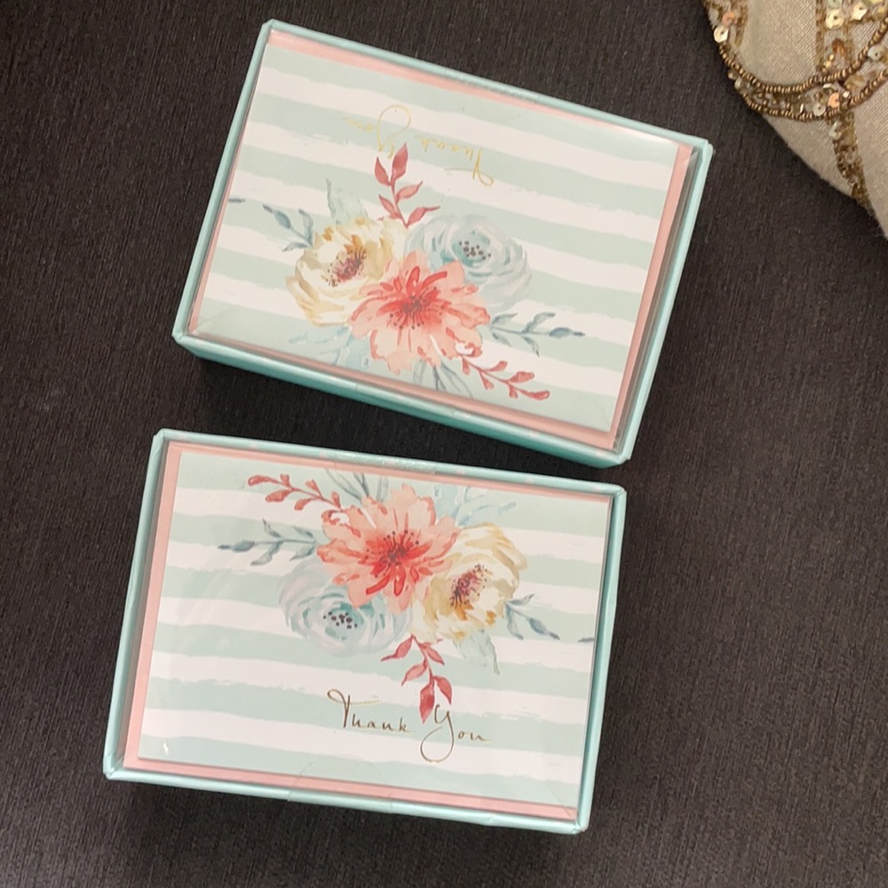 2 sets of Thank You Cards